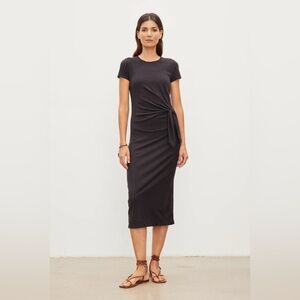 Velvet by Graham & Spencer Darcy Cotton Slub Midi Dress